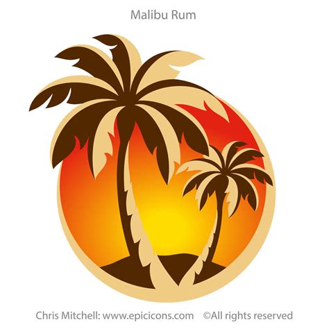 Malibu Rum Logo Brand Icon | Epicicons