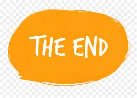 The End Png, Transparent Png - vhv