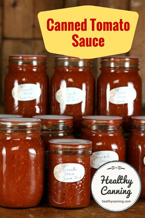 Canning plain tomato sauce - Healthy Canning in Partnership with ...