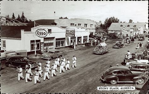 Historical photos photographs of Stony Plain Alberta