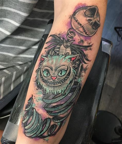 26 Cheshire Cat Tattoos for Wonderland in 2021 | Cheshire cat tattoo ...