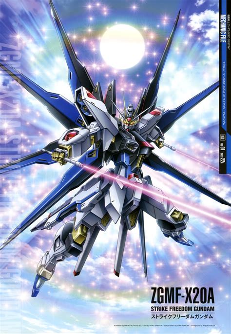 mutaguchi hiroki gundam gundam seed gundam seed destiny strike freedom gundam mecha sword wings ...