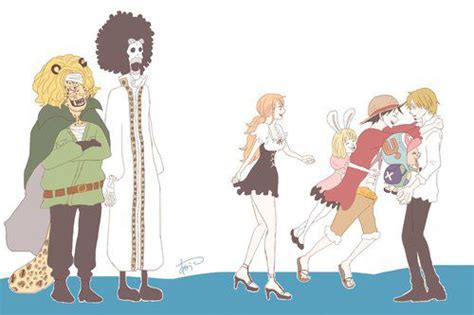 Pedro / Brook / Nami / Carrot / Luffy / Chopper / Sanji