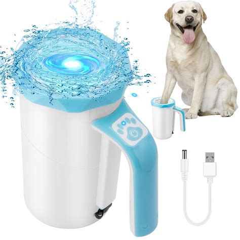 Amazon.com: Rechargeable Automatic Dog Paw Cleaner, Dog Paw Washer Cup ...