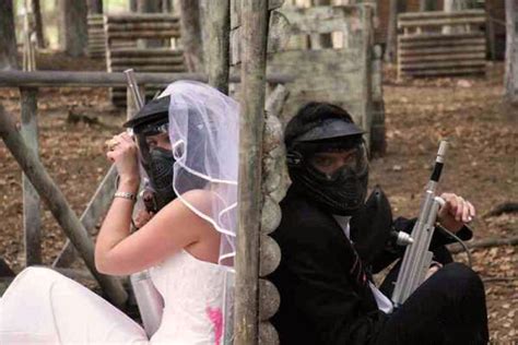 Paintball style wedding! #wedding | Paintball, Bachelor party ...