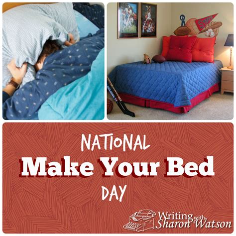 National Make Your Bed Day--Middle School Writing Prompt