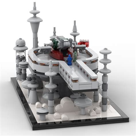 Lego Star Wars Cloud City Slave 1 Display Set - Custom MOC Instructions