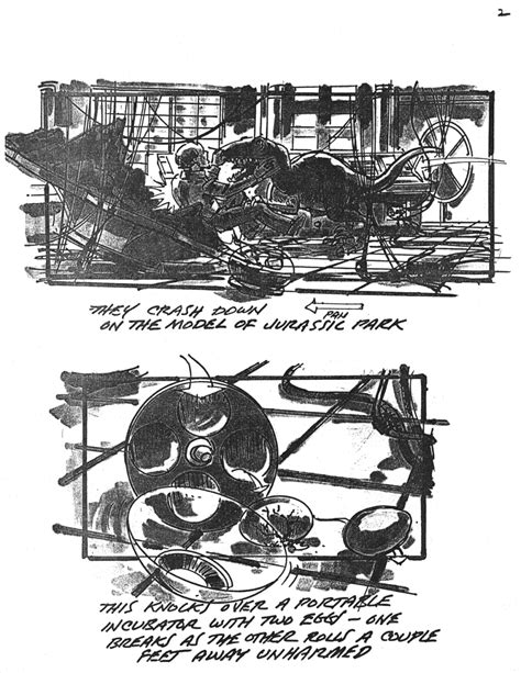 John Hammond Was Killed by Velociraptors in These Newly Unearthed Jurassic Park Storyboards ...