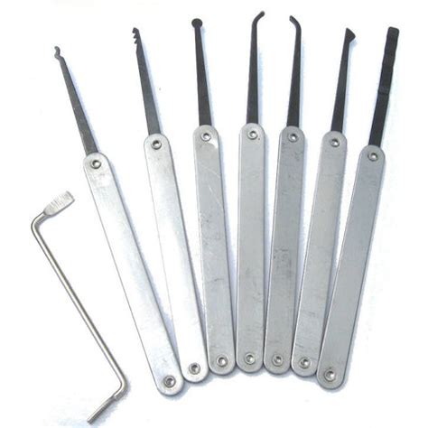 Dangerfield 8 Piece Beginner Lock Pick Set for Sale - UKBumpKeys