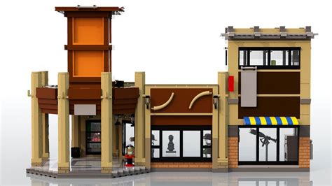 LEGO Jurassic World Main Street | Lego jurassic world, Jurassic world ...