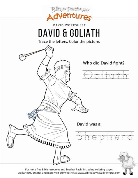 20++ Free Printable David And Goliath Worksheets – Coo Worksheets