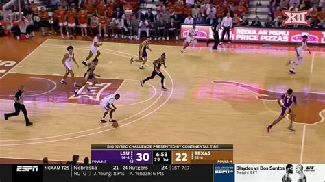 LSU vs. Texas Men's Basketball Highlights - YouTube