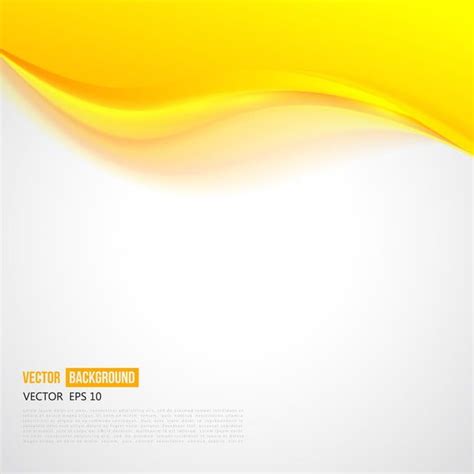 Vector Abstract White Yellow Wavy Background, Wave, Yellow, Background ...