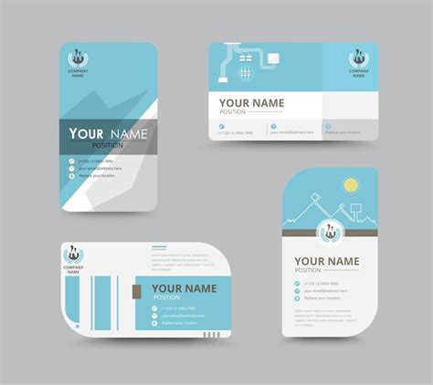 Premium Vector | Business contact card