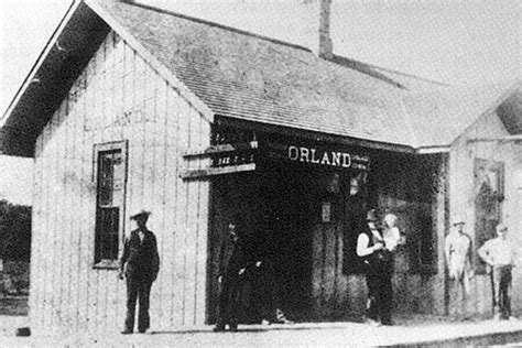 Early train station (photos courtesy of Orland Historical Society ...