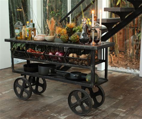 Urban Industrial - Eclectic - Kitchen Islands And Kitchen Carts - los ...