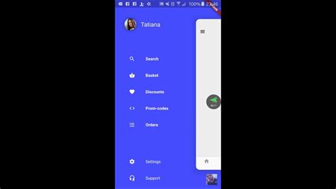 Drawer Design In Flutter