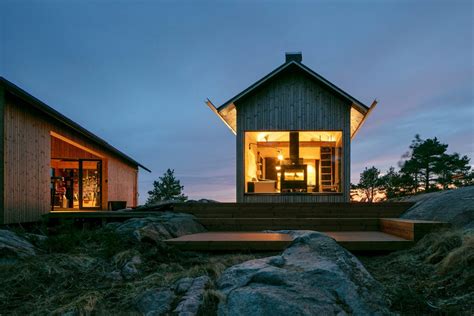 Self-sustaining Project Ö cabins in Finland are heated by a sauna stove | Timber cabin ...