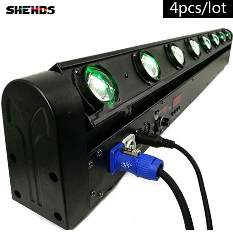 2020 Fast Shipping LED Bar Beam Moving Head Light RGBW 8x12W Perfect For Mobile DJ, Party ...