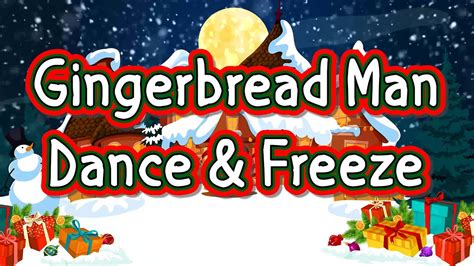 Gingerbread Man Dance and Freeze | Jack Hartmann | Holiday Freeze Dance ...