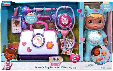 Disney Doc McStuffins Baby Doctors Bag Set with Lil Nursery Pal Exclusive Playset Bunny Just ...