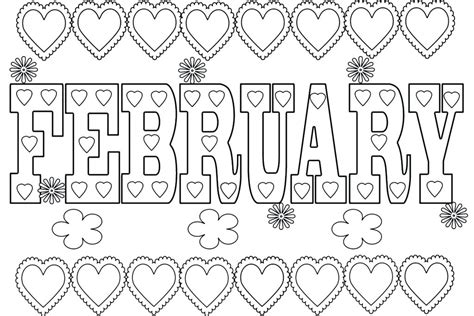 February Coloring Pages - Best Coloring Pages For Kids