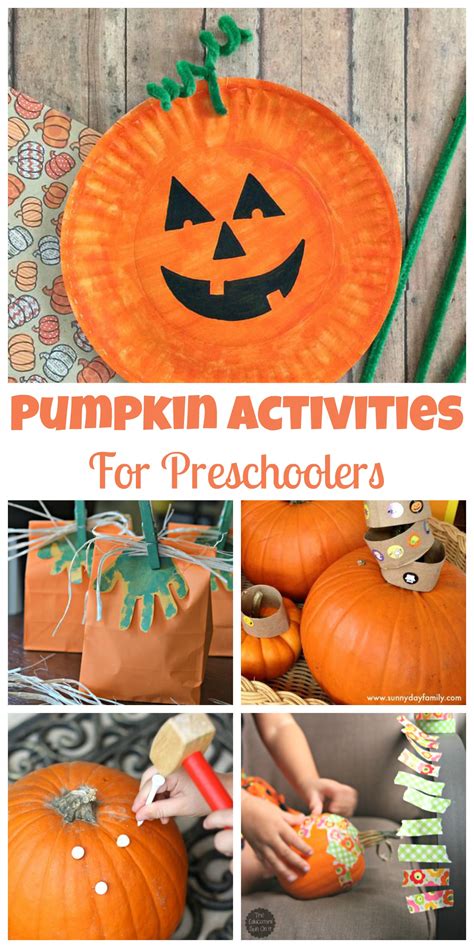 Easy Pumpkin Activities for Preschoolers - Happy Home Fairy