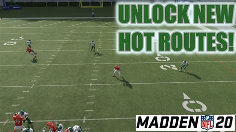 MADDEN 20 TIPS- UNLOCK ADDITIONAL HOT ROUTES! - YouTube