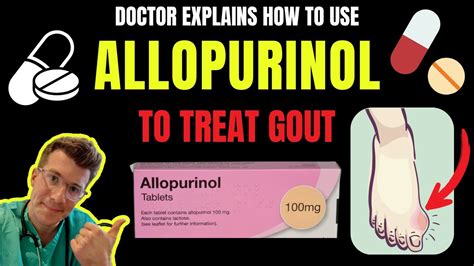 Doctor explains HOW TO TAKE ALLOPURINOL (Zyloric / Zyloprim) for GOUT | + common doses, side ...