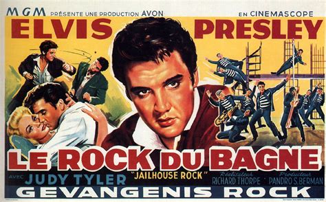 JAILHOUSE ROCK (1957)- Elvis Presley - Judy Tyler - Directed by Richard Thorpe - MGM - French ...