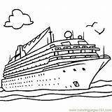 Cruise Ship Coloring Pages Free Image Download sketch template