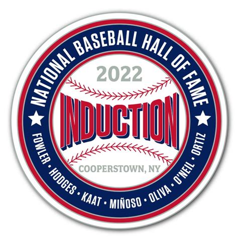 Baseball Hall of Fame 2022 Induction Logo Pin