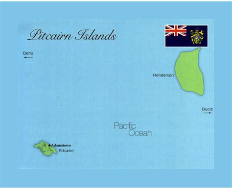 Maps of Pitcairn Islands | Collection of maps of Pitcairn Islands ...