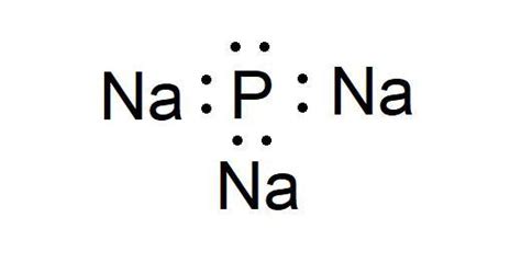 sodium phosphide lewis dot structure - Brainly.ph