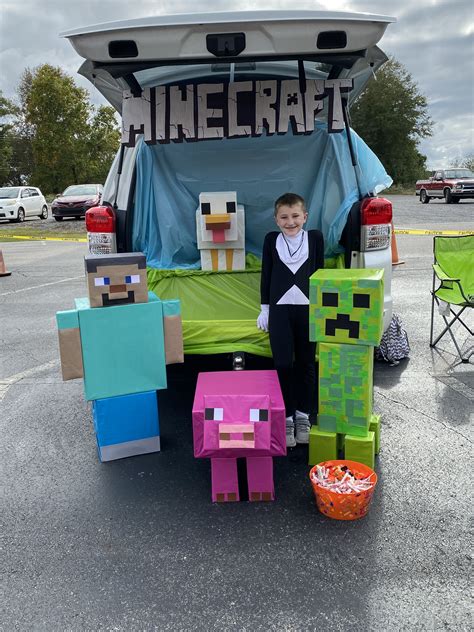 Minecraft Trunk-a-Treat / Halloween 2020 | Trunk or treat, Truck or ...