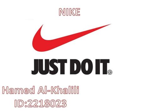 Presentation nike