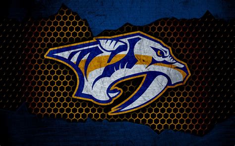 Download Emblem NHL Logo Nashville Predators Sports 4k Ultra HD Wallpaper