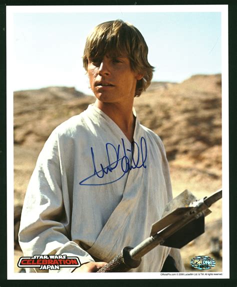 Lot Detail - Star Wars: Mark Hamill Signed 8" x 10" Star Wars Celebration Japan Color Photograph ...