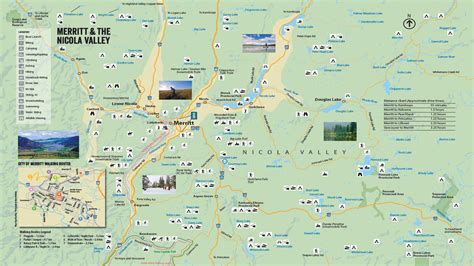 Maps Merritt BC - biking, snowshoe trails...