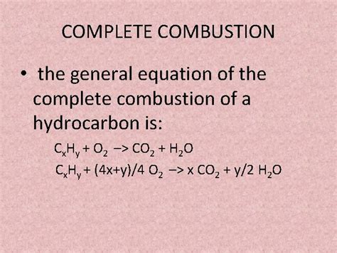 Perfect Incomplete Combustion Of A Hydrocarbon Electric Charges And Fields Important Questions