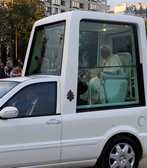 Popemobile Mercedes-Benz M Class Delivered To Benedict XVI