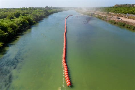 Trump officials hatched the idea for the Rio Grande buoys that Texas now uses to block migrants