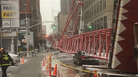 Crane collapses in TriBeCa in New York City leaves 1 dead, 2 seriously hurt; 4th victim has ...