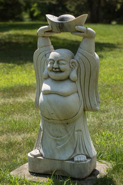 Chinese Sculpture of Welcoming and Happy Buddha - Naga Antiques