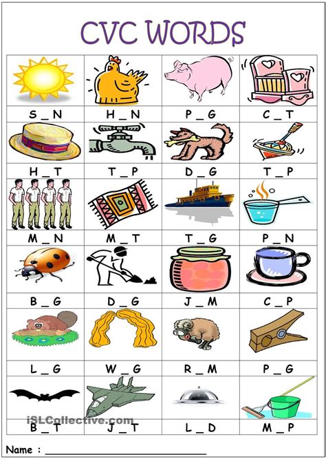 CVC words- medial sounds | Cvc worksheets, Cvc words worksheets, Medial sounds worksheets