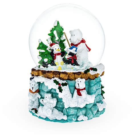 BestPysanky Polar Bear Musical Water Snow Globe - Walmart.com