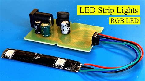 diy projects USE LED Strip Lights RGB LED 12V | Electronics projects | WeCreat Vision - YouTube