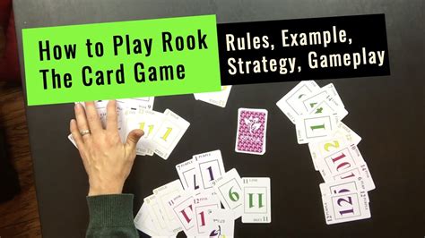 How To Play Rook, the Card Game: Rules, Example, Strategy, and Full Gameplay - YouTube