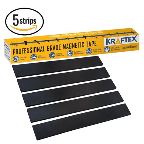 New 1 Magnetic Tape [Extra Strong Premium Grade] Magnet Strips with 3M... | eBay