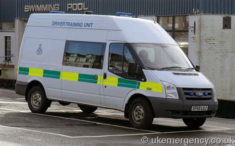 SF59 LUJ Scottish Ambulance Service Ford Transit driver training | UK ...